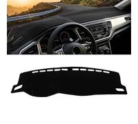 MELXOZ Couverture de Tableau de Bord pour VW T-ROC TROC 2018 2019 2020 2021 2022 2023,Tapis de Tableau de Bord Pare-Soleil Protégez Le Tapis Anti-éblouissement,LHD-A/Black Side