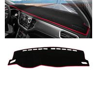 MELXOZ Couverture de Tableau de Bord pour VW T-ROC TROC 2018 2019 2020 2021 2022 2023,Tapis de Tableau de Bord Pare-Soleil Protégez Le Tapis Anti-éblouissement,LHD-B/Red Side