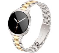 Melyis Bracelet fin en métal pour Samsung Galaxy Watch 8 40 mm 44 mm/Galaxy Watch 8 Classic 46 mm (2025), bracelet de montre Galaxy 8 en acier inoxydable pour femme, bracelet fin pour Samsung Watch 8