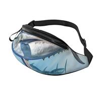 Mem Fashion Sac banane pour femme avec sangle réglable, noir, taille unique, Noir , Taille unique