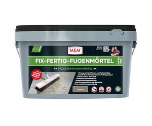 MEM Fix-Fertig - Mortier de joint fin - Gris pierre - 20 kg - Mortier prêt à l'emploi pour joints étroits à partir de 3 mm - Résistant au gel et aux intempéries - Pour pierre naturelle, béton, brique