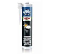 MEM Joint d'étanchéité spécial contenant des solvants, parfait pour une utilisation en extérieur extrême, transparent, 300 ml