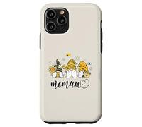 Memaw Grandma Women Cute Gnomes with Bees Sunflower Coque pour iPhone 11 Pro