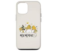 Memaw Grandma Women Cute Gnomes with Bees Sunflower Coque pour iPhone 12/12 Pro