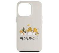 Memaw Grandma Women Cute Gnomes with Bees Sunflower Coque pour iPhone 13 Pro