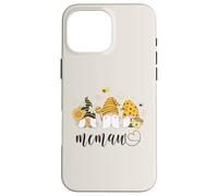 Memaw Grandma Women Cute Gnomes with Bees Sunflower Coque pour iPhone 16 Pro Max