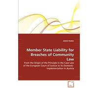 Member State Liability For Breaches Of Community Law