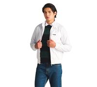 Members Only Original Iconic Racer Jacket Veste en Coton légère, Blanc, M Homme