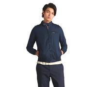Members Only Original Iconic Racer Jacket Veste légère en Coton, Bleu Marine, L Homme