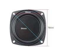 Membrane auxiliaire de radiateur basse pour woofer