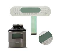 Membrane de commutation 9756559ES compatible avec four Whirlpool WP9756559ES /PS11747180/1066317/AP6013948 - Installation facile pour cuisinière électrique et panneau de commande du four.