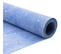 Membrane de douche imperméable pour sous-couche de carrelage pour zones humides, bloque les infiltrations d'humidité, coupe flexible, idéale pour salle de bain et cuisine Bleu 30 x 10 m