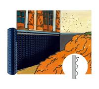 Jardibric - Membrane de Fondation 1.5 m x 20 m - Protection Soubassement Bi-Couche en PE-HD à Alvéoles - 400 g/m², 520 Microns - Protection Fondation - Feuille de Protection pour parois enterrées
