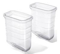 Membrane de Remplacement NCVI Compatible avec Tiralatte Sans Main 8111 - Accessoires Originaux pour Tiralatte Portatif, 2 Pièces, Sans BPA