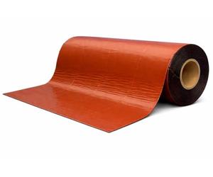 Membrane d'étanchéité en bitume élastomère avec revêtement aluminium coloré 10 m2. Format autocollant 1 x 10 m de peinture au terre cuit de coleur