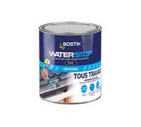 Membrane d'étanchéité - Waterstop Tous Travaux 1 kg - Sans solvant - Adhérence supports humides - Résiste UV & -40°C/+90°C
