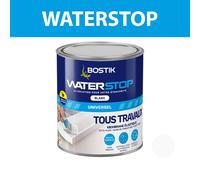 Membrane d'étanchéité "WATERSTOP TOUS TRAVAUX" Blanc 1kg BOSTIK