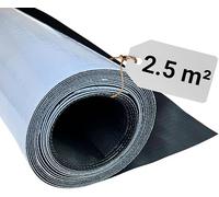 Membrane EPDM Autocollante pour Toiture EasyStick - Ultra Résistante & Étanche - Idéale pour abri de jardin, carport et toit plat - Facile à Poser, Longue Durée de Vie (2,5m²)