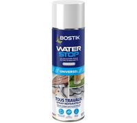 Bostik Membrane d'étanchéité Waterstop Spray 500 ml Gris clair - élasticité 400 %