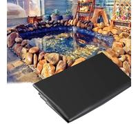 Membrane imperméable pour grands étangs à poissons, sous-couche noire facile à couper pour fontaine de jardin et cascade d'arrière-cour (5 x 12 m) flexible, parfaite pour l'aménagement paysager