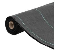 Membrane -Mauvaises Herbes en Polypropylène 0,5 x 150 m, Toile | Perméable à l'eau et à l'air, découpe libre, fixation par piquets, usage sous paillis, graviers, allées, patios, pelouse