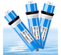 Membrane RO d'osmose inverse Remplacer Purificateur Filtre À eau Ro, 200 300 400 600 GPD Membrane D'osmose Inverse, Élément Filtre À Eau Domestique À Osmose Inverse (3013-400 GPD, 3pcs)