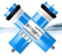 Membrane RO universelle d'osmose inverse Osmoseur Membrane pour osmose inverse, filtre à osmose inverse, filtre à osmose, système d'osmose, eau potable, filtre à eau (3012-400 GPD, 2pcs)