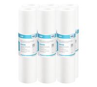 Membrane Solutions 10 x 2,5 pouces Remplacement de Filtres à Eau Sédiments en Polypropylène, Cartouche de Filtre, compatible avec Filtres Standards, Osmose Inverse - 10 Micron, 6 Pack