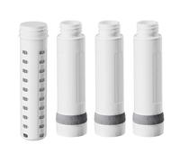 Membrane Solutions Filtre de Rechange pour Bouteille Filtrante C3, Filtration Précise à 0,1 μm, sans BPA, pour Camping, Randonnée, Survie et Voyage (UFx1 + ACFx3)