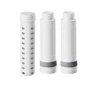 Membrane Solutions Filtre de Rechange pour Bouteille Filtrante C3, Filtration Précise à 0,1 μm, sans BPA, pour Camping, Randonnée, Survie et Voyage (UFx1 + ACFx2)