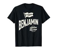 Membre à vie de l'équipe Benjamin Nom drôle Benjamin T-Shirt