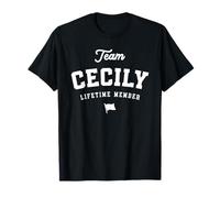 Membre à Vie de l'équipe Cecily Nom drôle Cecily T-Shirt