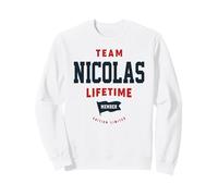 Membre à Vie de l'équipe Nicolas Funny Name Nicolas Sweatshirt