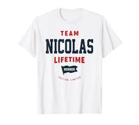 Membre à Vie de l'équipe Nicolas Funny Name Nicolas T-Shirt