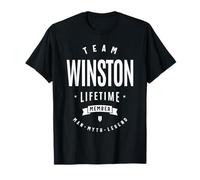 Membre à Vie de l'équipe Winston Nom drôle Winston T-Shirt