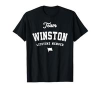 Membre à Vie de l'équipe Winston Nom drôle Winston T-Shirt