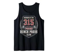 Membre du 315 LB Bench Press Club Strong Sarcastic Retro Débardeur