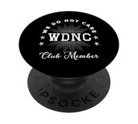 Membre du WDNC Club We Do Not Care Menopause Women PopSockets PopGrip Adhésif