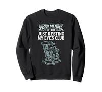 Membre Fier du Just Resting My Eyes Club Owl Nap Sweatshirt