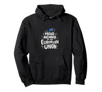 Membre Fière Union Européenne Fierté Drapeau Étoiles Sweat à Capuche