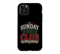 Membres du Club du dîner du Dimanche Depuis la Naissance Cuisine familiale Italienne Coque pour iPhone 11 Pro