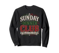Membres du Club du dîner du Dimanche Depuis la Naissance Cuisine familiale Italienne Sweatshirt