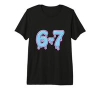 Meme 67 Six Seven Italian Brainrot Graphique Chiffres T-Shirt Haut de Gamme