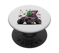 Mème Alpha Six Seven Gen de Mardi Gras Monster Truck 67 PopSockets PopGrip Adhésif