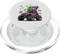 Mème Alpha Six Seven Gen de Mardi Gras Monster Truck 67 PopSockets PopGrip pour MagSafe