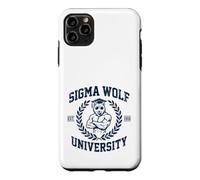 Meme Alpha Wolf Brainrot de l'Université Sigma Wolf Coque pour iPhone 11 Pro Max
