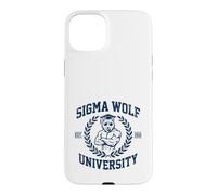 Meme Alpha Wolf Brainrot de l'Université Sigma Wolf Coque pour iPhone 15 Plus