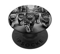 Mème Amusant des années 90 de Gang of Feral Street Cats PopSockets PopGrip Adhésif