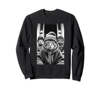 Mème Amusant des années 90 de Gang of Feral Street Cats Sweatshirt