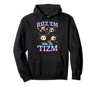 Mème Amusant Graphique Rizz Em with The Tism Autistic Possum Sweat à Capuche